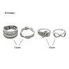 Rings Set In 4 Pcs Valentine Gift - Image 3