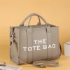 Casual Leather Symatic Large -capacity Tote Bags - Image 3