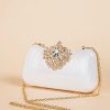 Elegant  Luxury Rhinestone Exquisite Small Boxy Clutch - Image 5