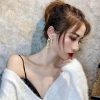 Super Fairy Bone Clip Pearl Tassel Earrings - Image 4