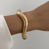 Vintage Wide Cuff Zinc Alloy Geometric Bangles Jewelry