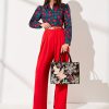 Shiny Random Pattern Large Capacity Handheld Tote Bag - Image 2