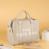 Casual Leather Symatic Large -capacity Tote Bags - Image 4