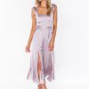 A-Line Fashion Tea-Length Backless Bridesmaid Dresses Gowns - Image 3