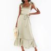 A-Line Fashion Tea-Length Backless Bridesmaid Dresses Gowns - Image 4