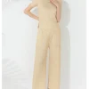 Casual Pieces Set Short Sleeve Round Collar Elegant Top And Pockets Pants - Image 7
