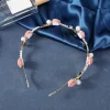 Elegant Rose Pearl Decorated Alloy Hoop Headband - Image 5
