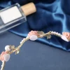 Elegant Rose Pearl Decorated Alloy Hoop Headband - Image 8