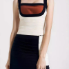 Elegant Spaghetti Strap Square Neck Sleeveless Evening Party Bodycon Bandage Mini Dresses - Image 2