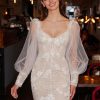 Lace Solid Backless V-Neck Long Sleeves Sheath Short Bridal Wedding Dresses