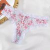 Lingerie Lace Trim Low-waist G String Thong Temptation Breathable Panties - Image 6