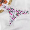 Lingerie Lace Trim Low-waist G String Thong Temptation Breathable Panties - Image 3