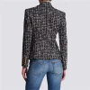 Metal button decoration Double breasted slim fit long sleeved outerwears jacket - Image 4