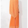 Pleated Set Piece Irregular Losse Round Collar Elegant And Vintage Top And Leg Trousers - Image 10