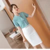 Sequined Natural High Waisted Pencil Fashion Elegant And Vintage Midi Skirts - Image 6