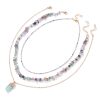 Trendy Irregular Raw Quart Pendant Natural Beads Necklaces - Image 9