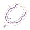 Trendy Irregular Raw Quart Pendant Natural Beads Necklaces - Image 4
