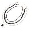Trendy Irregular Raw Quart Pendant Natural Beads Necklaces - Image 7