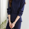 Two Pieces Set Fashion Long Sleeve Elegant Office Pants And Tops - Image 6