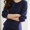 Two Pieces Set Fashion Long Sleeve Elegant Office Pants And Tops - Image 2