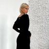 CasualOff Shoulder Knitted Tracksuit Two Piece Set - Image 4