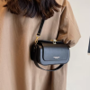 Classic Versatile Retro Large Capacity Textured Leather Flap Crossbody Square Handbags - Image 5