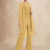 Elegant Jewel Neck Sleeveless Two-piece Sequins Party Mother Of The Bride Wedding Dress - Image 16