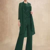 Elegant Jewel Neck Sleeveless Two-piece Sequins Party Mother Of The Bride Wedding Dress - Image 17