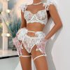 Feathers Solid Adjusted-straps Back Closure Underwear Lingerie Super Bra Set - Image 22