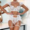 Feathers Solid Adjusted-straps Back Closure Underwear Lingerie Super Bra Set - Image 17
