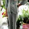 Formal Designer Evening Party Blazer And Pant 2 Pieces Set - Image 3
