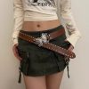Hollow Bow Decoration Heavy Industry Punk Style Simple Tie-In Design Feeling Belt - Image 5