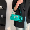 Luxury Glossy PU Leather Party Handbag Patent Leather Shoulder Bag - Image 2