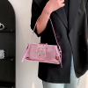 Luxury Glossy PU Leather Party Handbag Patent Leather Shoulder Bag - Image 7