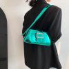 Luxury Glossy PU Leather Party Handbag Patent Leather Shoulder Bag