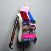 Trendy Knitted Fox Fur Scarf Real Rex Rabbit Fur Collar Warm Scarves - Image 3