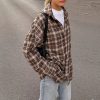 Vintage Long Sleeve Single Breasted Plaid Checkered Shirt - Image 4