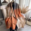 Casual Cashmere Wraps Thick Foulard Warm Scarf - Image 6