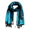 Casual Floral Design Print Foulard Cashmere Shawl - Image 3