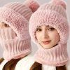 Casual Knitting Warm Cycling Face Mask Cold-proof Hat - Image 6