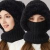 Casual Knitting Warm Cycling Face Mask Cold-proof Hat - Image 3