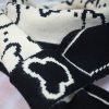 Casual Multifunction Head Silk Print Knitted Scarf - Image 6
