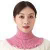 Casual Ruffles Turtleneck Knitted Collar Scarf - Image 5