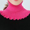 Casual Ruffles Turtleneck Knitted Collar Scarf - Image 8