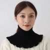 Casual Ruffles Turtleneck Knitted Collar Scarf - Image 4