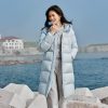 Casual Three-Proof Versatile Long Length Loose Hooded Coat - Image 4