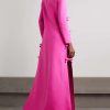 Elegant Turtleneck Retro Party Split-Side Maxi Dresses - Image 3