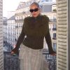 Furry Patchwork Turtleneck Long Sleeve Knitted Cardigan Top - Image 7