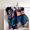 Luxury Floral Design Quality Cashmere Thick Warm Scarf - Image 11