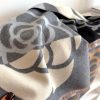 Luxury Floral Design Quality Cashmere Thick Warm Scarf - Image 13